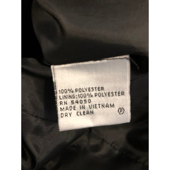 Le Suit Women Blazer 10P Black Lapel Notch Collar 3 Buttons Closure Long Sleeve - Picture 6 of 8